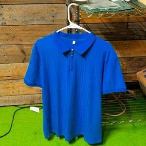 Unisex size large Blue 🩵 polo shirt